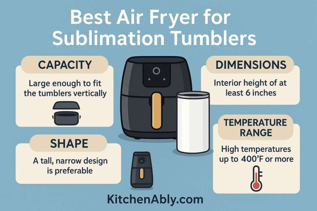 Best Air Fryer for Sublimation Tumblers