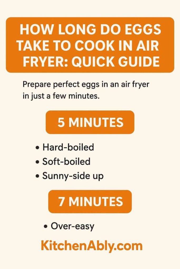How Long Do Eggs Take to Cook in Air Fryer: Quick Guide