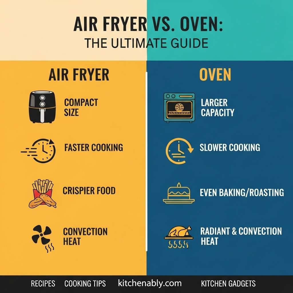 How is an Air Fryer Different to an Oven: Ultimate Guide