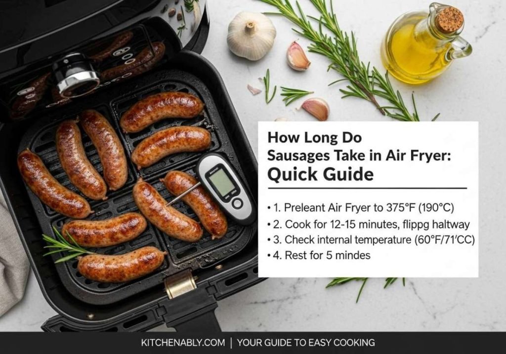 How Long Do Sausages Take in Air Fryer: Quick Guide