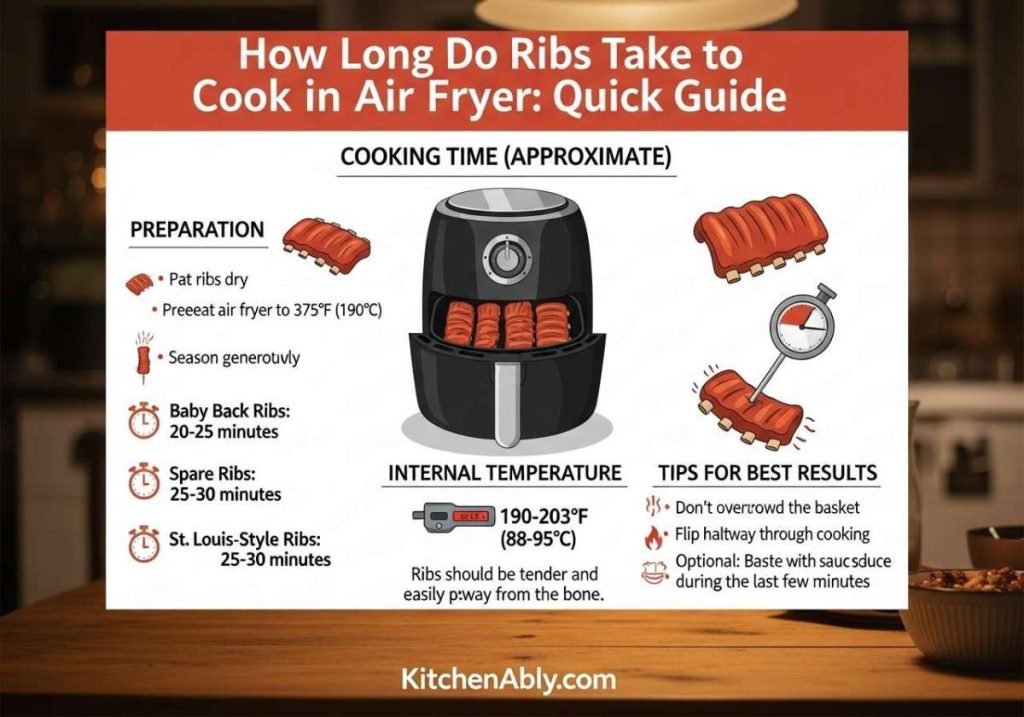 How Long Do Ribs Take to Cook in Air Fryer: Quick Guide
