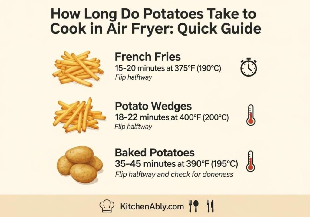 How Long Do Potatoes Take to Cook in Air Fryer: Quick Guide