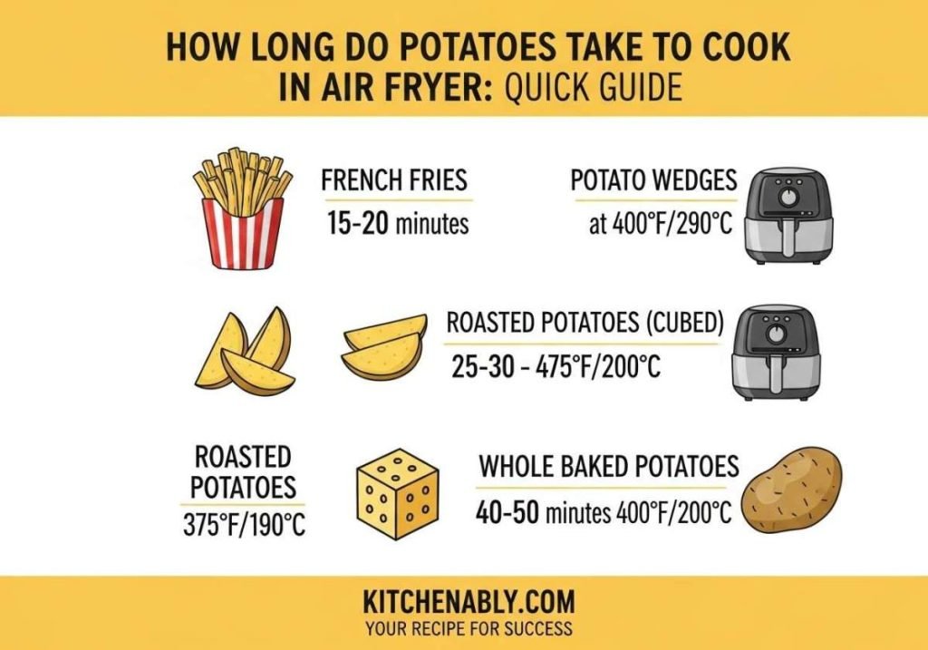 How Long Do Potatoes Take to Cook in Air Fryer: Quick Guide