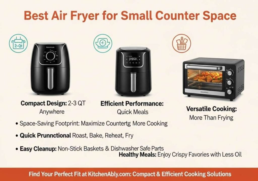 Best Air Fryer for Small Counter Space