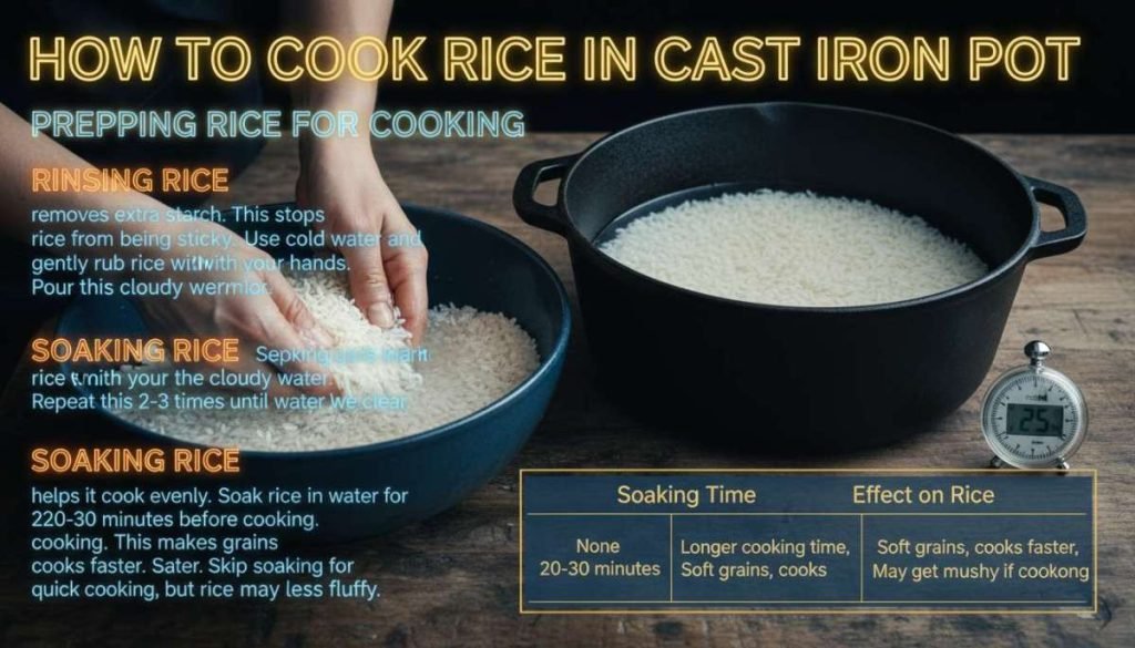 How to Cook Rice in Cast Iron Pot