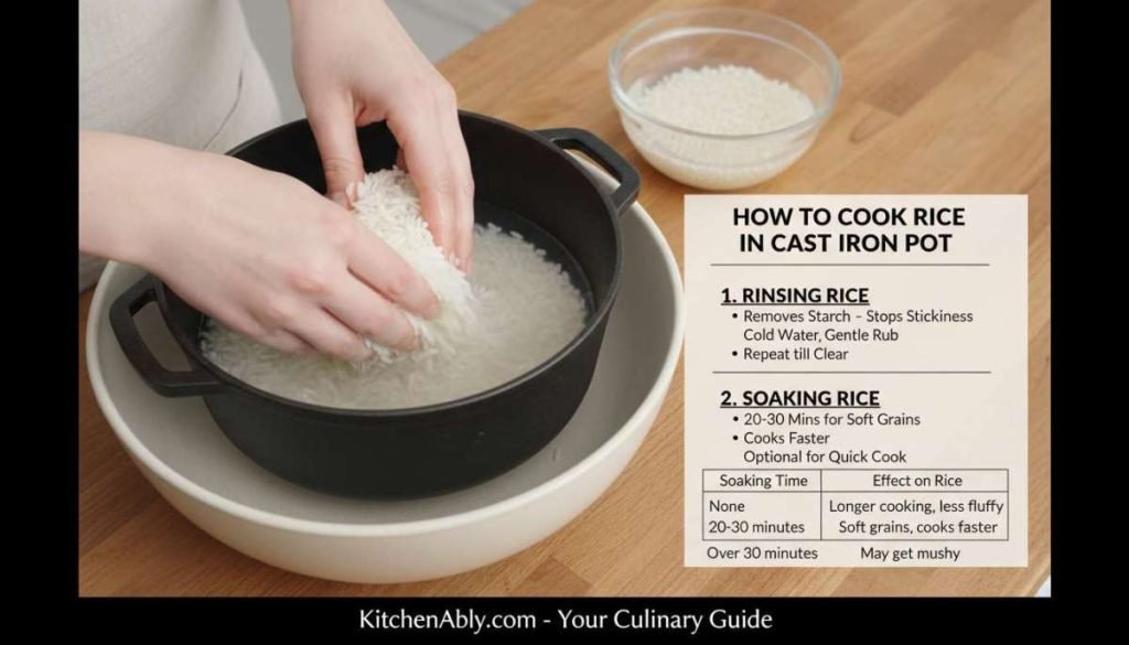 How to Cook Rice in Cast Iron Pot