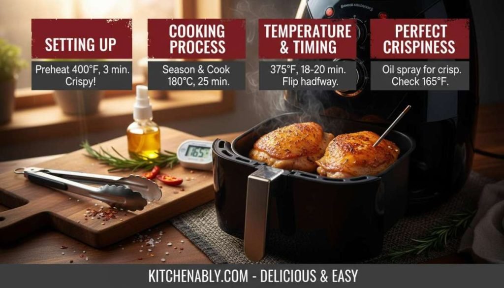 How to Cook 2 Chicken Thighs in Air Fryer.