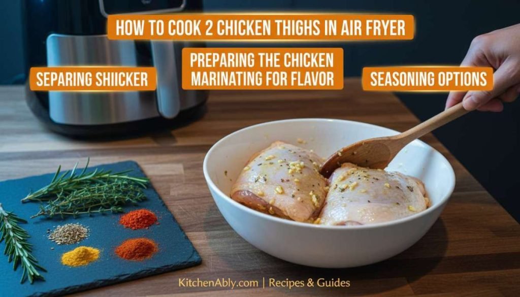How to Cook 2 Chicken Thighs in Air Fryer