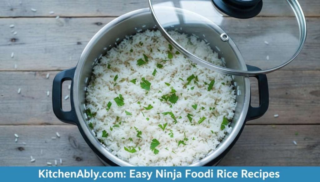 Post-cooking Tips Cooking rice in a Ninja Foodi is simple. Use the pressure cook setting for fluffy results. Let the steam release naturally for perfect texture. Fluffing Rice How to Cook Rice in a Ninja Foodi