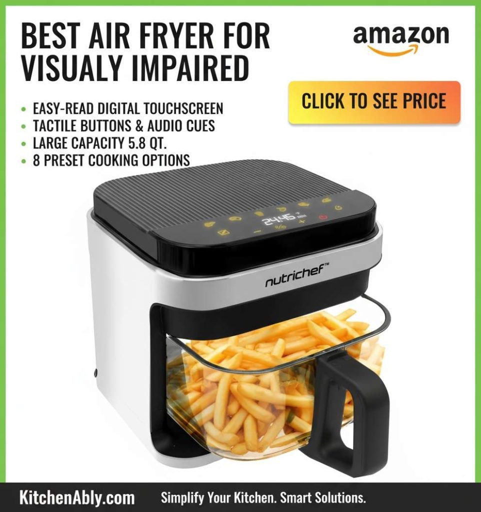 Best Air Fryer for Visually Impaired